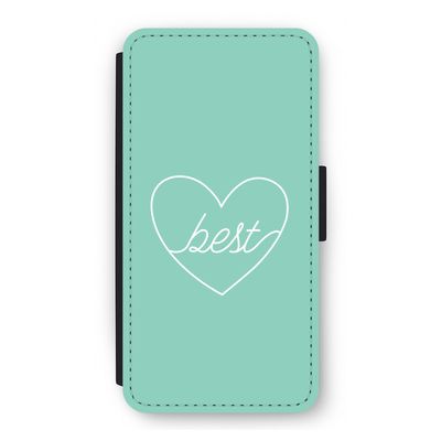 Best heart pastel: iPhone 12 Flip Hoesje
