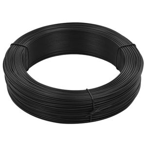 VidaXL Hekbinddraad 250 m 2,3/3,8 mm staal antraciet