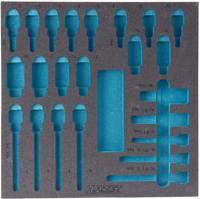 HAZET 2-componenten zachschuiminleg 163-119L · L x B: 344 mm x 342 mm