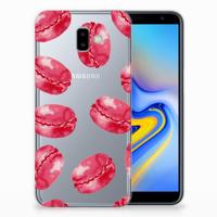 Samsung Galaxy J6 Plus (2018) | Siliconen Case | Pink Macarons