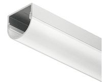 Aluminium LED profiel 18x17mm melkwit 2500mm rond