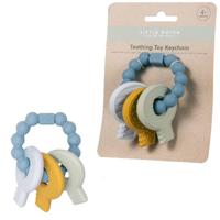 Little Dutch sleutelbos bijtspeeltje - blauw