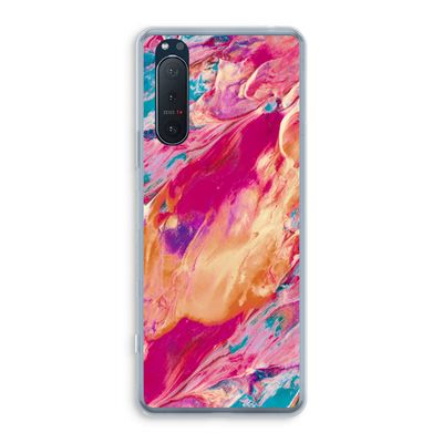 Pastel Echoes: Sony Xperia 5 II Transparant Hoesje