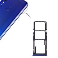 SIM-kaart lade + SIM-kaart lade + micro SD-kaart voor Xiaomi Redmi 7 (blauw)