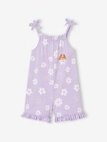 Combishort PAT PATROUILLE® Stella met bloemenprint lila