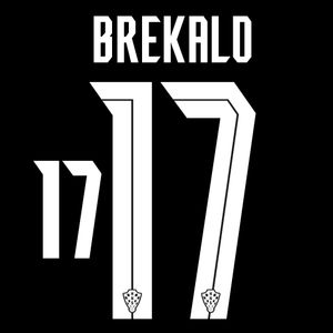 Brekalo 17 (Officiële Kroatië Away Bedrukking 2020-2021)