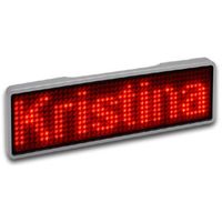 LED-naamplaatje Rood 44 x 11 Pixel (b x h x d) 93 x 30 x 6 mm 125906