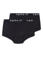 Name it winter ondergoed meisjes - zwart - 2p hipster - NkfHipster