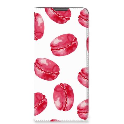 Motorola Moto G22 | Flip Style Cover | Pink Macarons
