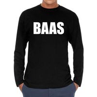 BAAS long sleeve t-shirt zwart voor heren - thumbnail