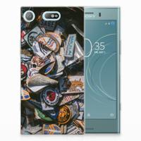 Sony Xperia XZ1 Compact | Siliconen hoesje | met foto Badges