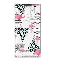 Samsung Galaxy S22 Ultra Hoesje maken Flamingo Triangle