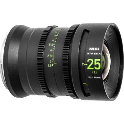 NiSi 25mm T1.9 (G-Mount) ATHENA PRIME full frame cinema lens (no drop in filter)
