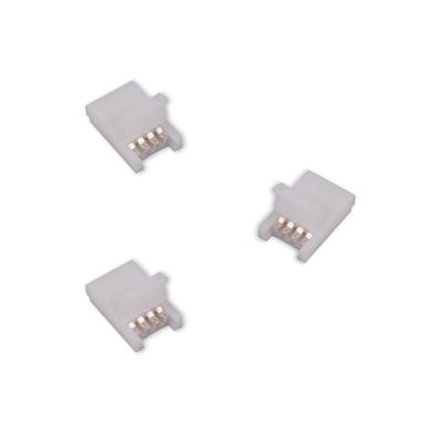 3x RGB LED-strip koppelstuk soldeervrij extra smal