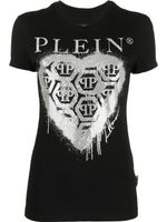 Philipp Plein t-shirt à logo imprimé - Noir