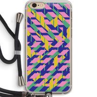 Skew Blush 1: iPhone 6 PLUS / 6S PLUS Transparant Hoesje met koord