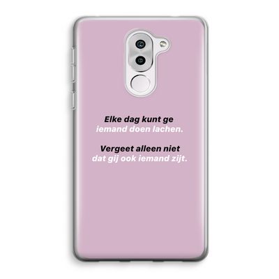 gij zijt ook iemand: Honor 6X Transparant Hoesje