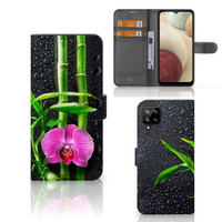 Samsung Galaxy A12 Hoesje Orchidee - thumbnail