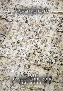 Hanse Home - ELLE Decoration Imagination Shortpile Rug Saveh Cream Gold - 80x150 cm