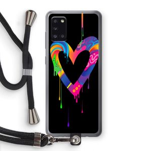 Melts My Heart: Samsung Galaxy A31 Transparant Hoesje met koord