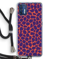Purple Giraffe: Motorola Moto G9 Plus Transparant Hoesje met koord