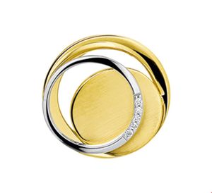 TFT Hanger Bicolor Goud Diamant 0.03ct H SI