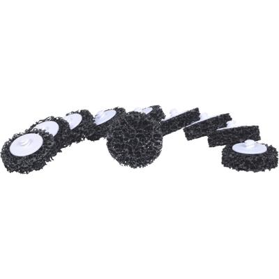 KS Tools 515.5087 Reserve schuurpads, Ø 50 mm, strip wiel zwart, verpakking van 10 stuks