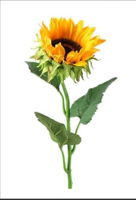 Helianthus annuus ilona s geel kunstbloem zijde nepbloem - Decostar