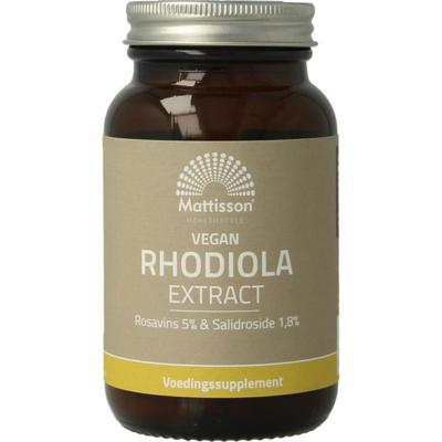Mattisson Rhodiola extract 5% rosavins vegan