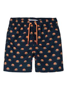 Name It Name It Jongens Zwemshort Kinderen NKMZADDI Hamburger Print Donkerblauw