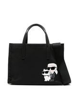 Karl Lagerfeld petit sac à main à motif Ikonik 2.0 - Noir