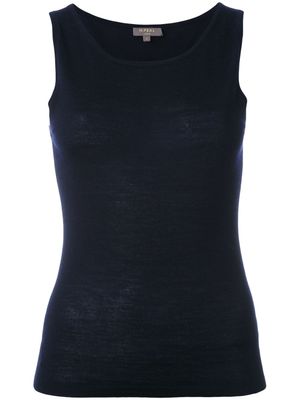 N.Peal débardeur en maille fine - Bleu