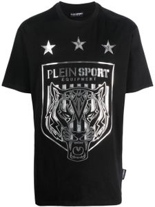 Plein Sport t-shirt Tiger Crest Edition - Noir