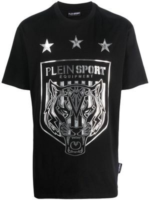 Plein Sport t-shirt Tiger Crest Edition - Noir