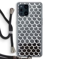 Dakpannetjes: Oppo Find X3 Transparant Hoesje met koord