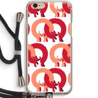 Dogs: iPhone 6 / 6S Transparant Hoesje met koord