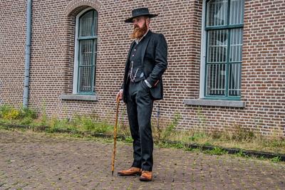 Maatpak Voor Heren | 3-delig Pak | Zwart Tweed | Alfie Solomons | Peaky Blinders | Peaky Blinders