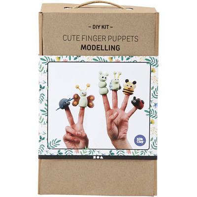 Creativ Company Schattige vingerpoppen, 1 set