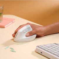 Logitech Lift voor Mac Verticale Ergonomische Muis muis 400 - 4000 dpi, Bluetooth Low Energy - thumbnail