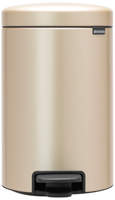 Brabantia pedaalemmer NewIcon 12 liter Metallic Gold