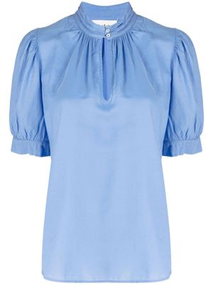 Ba&Sh Top met geplooid detail - Blauw
