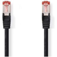 CAT6 S/FTP-Netwerkkabel | RJ45 Male - RJ45 Male | 30 m | Zwart CAT6 S/FTP-Netwerkkabel | RJ45 Male - RJ45 Male | 30 m | Zwart