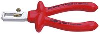 Knipex Afstriptang verchroomd dompelisolatie, VDE-getest 160 mm - 1107160