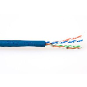 ACT EP456B CAT6A U/UTP PVC Patchkabel Blauw - 305 meter