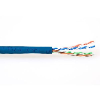 ACT EP456B CAT6A U/UTP PVC Patchkabel Blauw - 305 meter