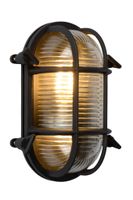 Lucide DUDLEY - Wandlamp Buiten - 1xE27 - IP65 - Zwart - thumbnail