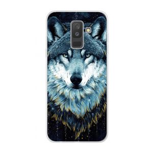 Darkness Wolf: Samsung Galaxy A6 Plus (2018) Transparant Hoesje