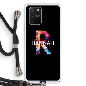 Abstract Spectrum: Samsung Galaxy S10 Lite Transparant Hoesje met koord