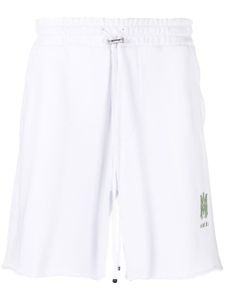 AMIRI short de sport à logo Ma - Blanc