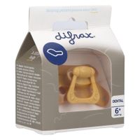 Difrax Fopspeen Dental 6+ M Uni/pure Geel/honey